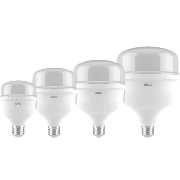 Lámpara LED Alta Potencia 220V E27 Luz Fría King