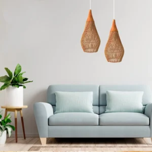 Colgante de Ratán Natural 25x35cm