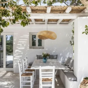 Colgante de Bambú Natural 80x60x25cm