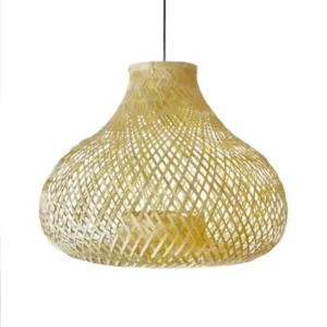 Colgante de Bambú Natural 40x35cm