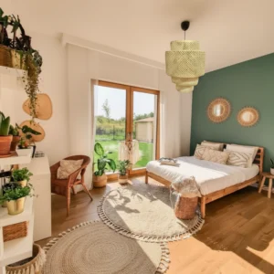 Colgante de Bambú Natural 4 Anillos (Varios Tamaños)