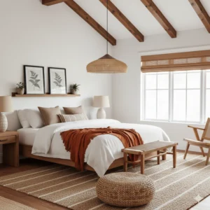 Colgante de Ratán Natural 50x25cm