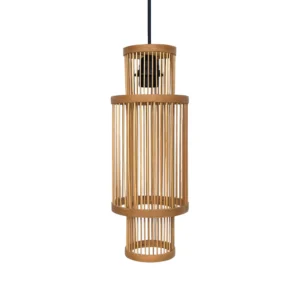 Colgante de Bambú Natural 15x40cm