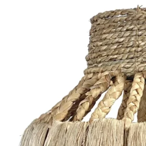 Colgante de Fibra de Banana Natural 34x35cm