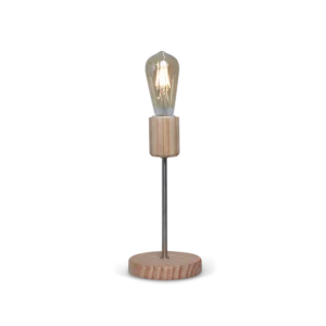 Velador Madera Natural