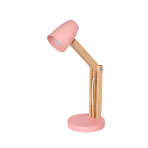 Lámpara de Escritorio Plegable con Cabezal Rosa