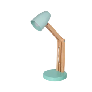 Lámpara de Escritorio Plegable con Cabezal Verde