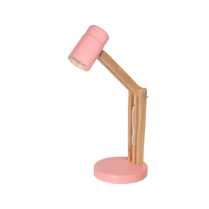Lámpara de Escritorio Plegable con Cabezal Rosa