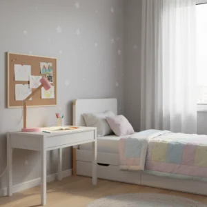 Lámpara de Escritorio Plegable con Cabezal Rosa