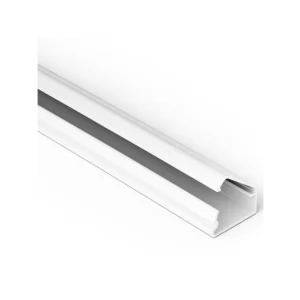 Cablecanal 20x10 mm con Tapa Abisagrada (Con y Sin Cinta Autoadhesiva)