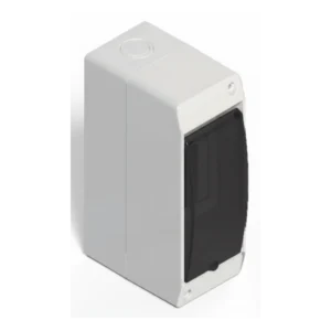 Caja de Embutir para 4 Módulos DIN con Puerta Fumé