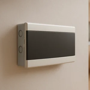 Tablero Embutido 12 Módulos DIN Puerta Fumé