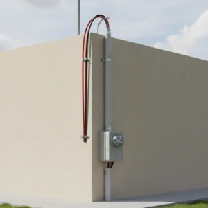 Caño de Bajada para Acometida Eléctrica