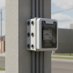 Caja Trasera de Pilar IP65