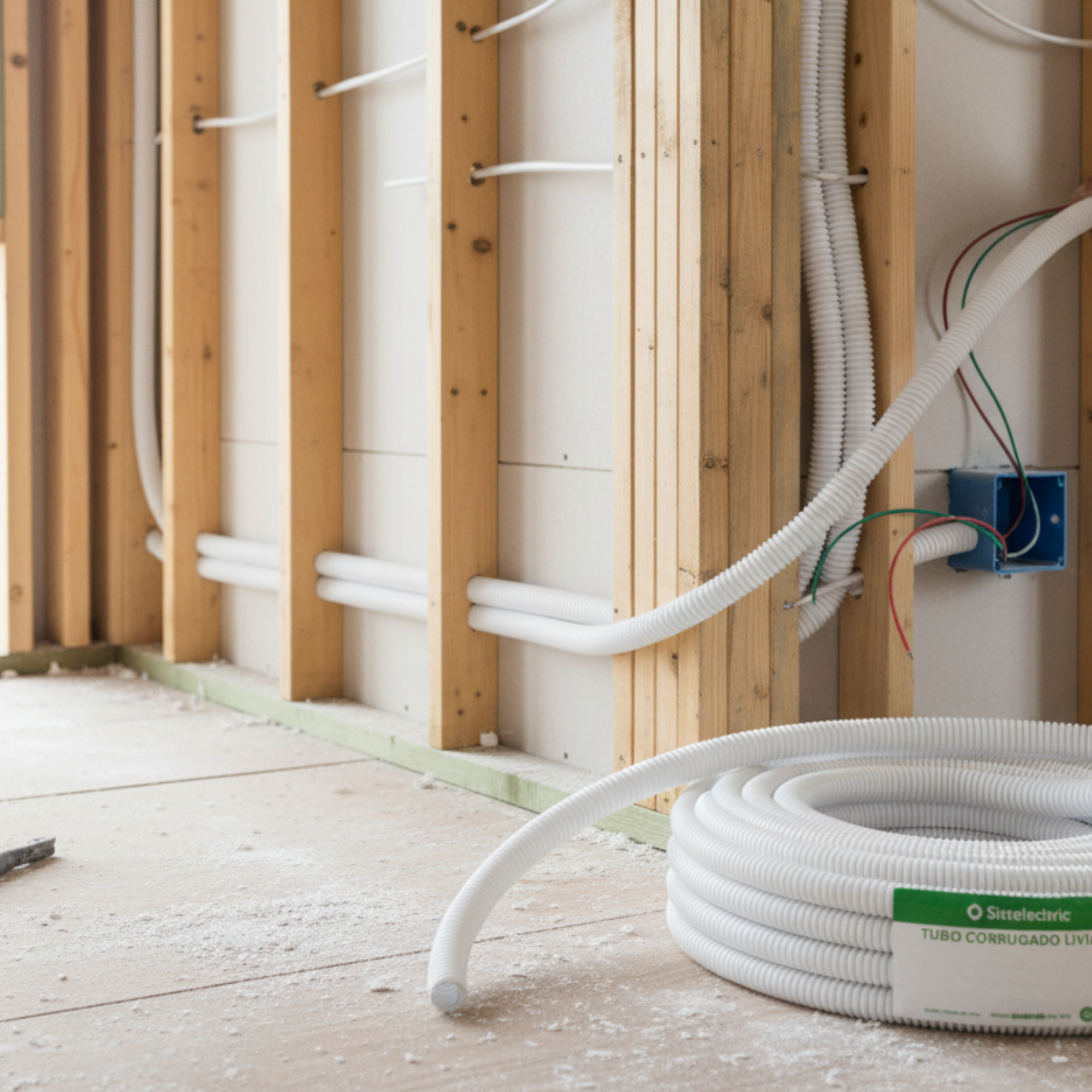 Caño Corrugado Flexible Blanco - Image 2