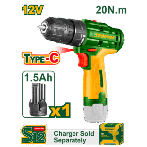 Taladro Atornillador Inalámbrico 12V Jadever JDCDS520