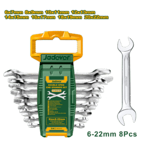 Kit de Llaves Dobles de 8 Piezas Acero Cr-V Jadever JDDS2208