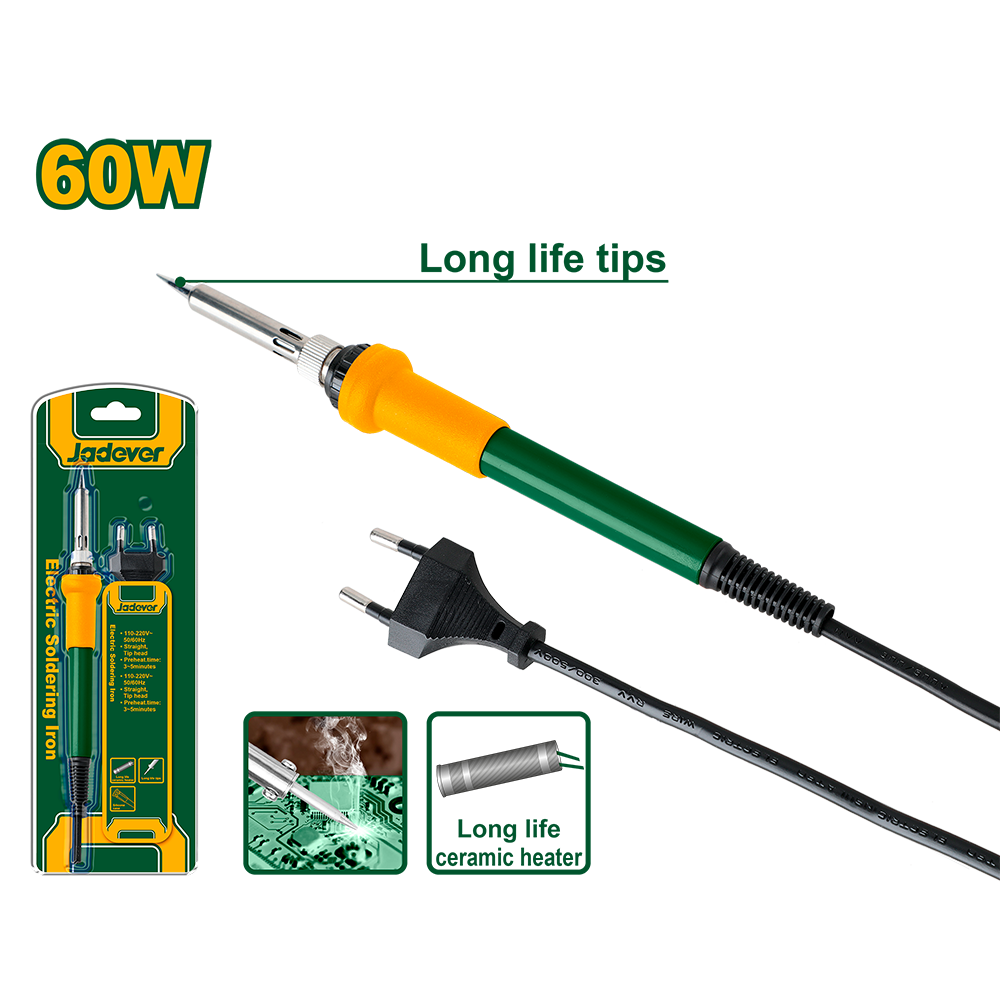 Soldador Eléctrico de Estaño 60W Jadever JDEL3606-4