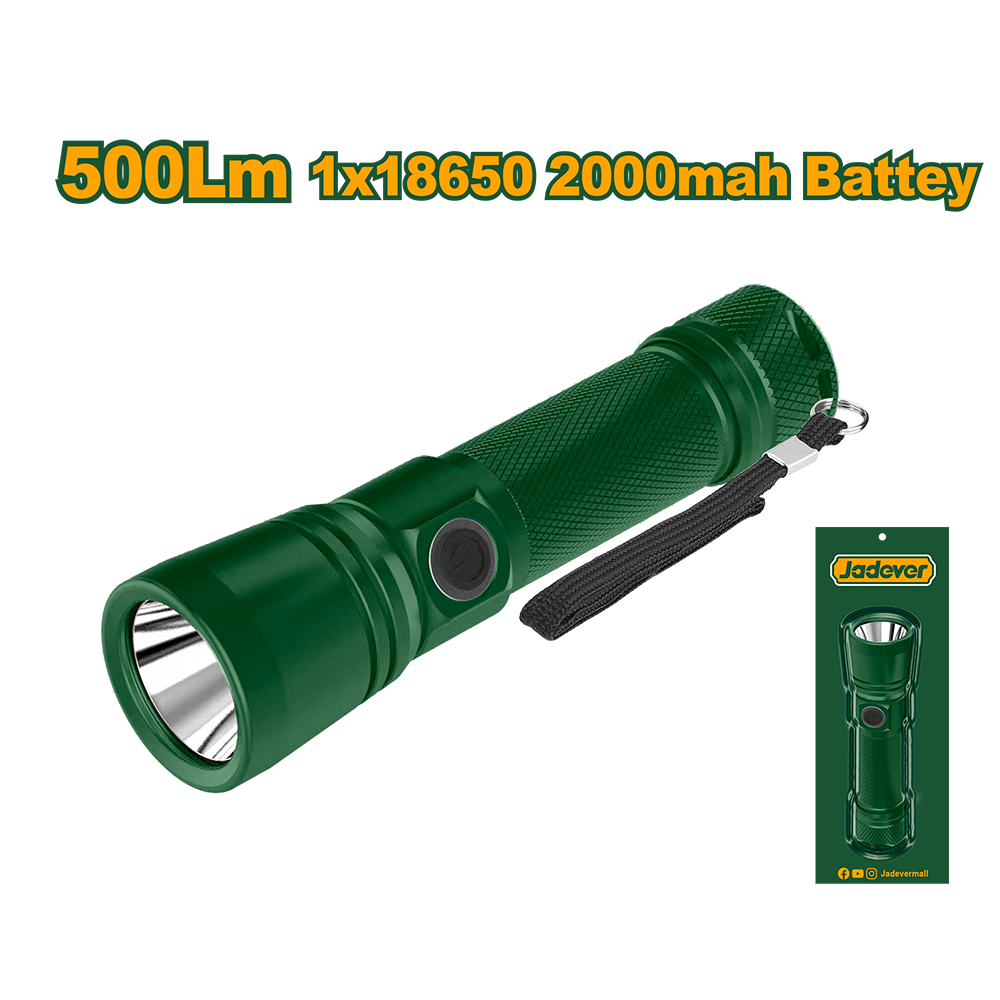 Linterna LED Recargable de Mano (130m) Jadever JDFL5408