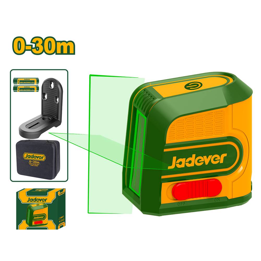 Nivel Láser de Línea Verde Profesional Jadever JDLE2M03
