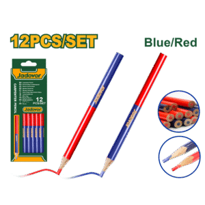 Pack de Lápices de Carpintero Ovalados Bicolor x12 unidades Jadever JDMQ2512