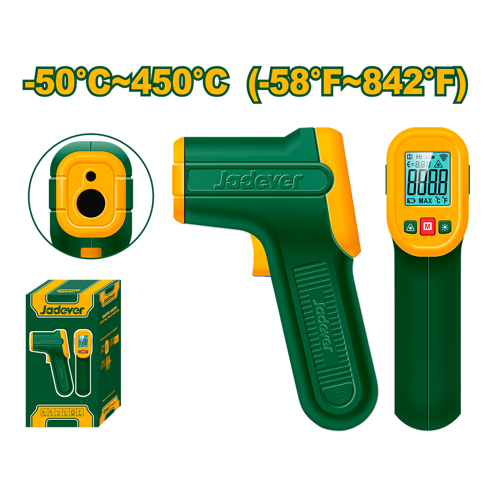 Termómetro Infrarrojo Digital Profesional Jadever JDNT6501