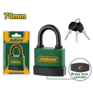 Pack de Candados de Hierro Apto Intemperie 70mm x6 unidades Jadever JDPD9470