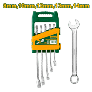 Juego de Llaves Combinadas de 5 Piezas Acero Cr-V Jadever JDSP1205