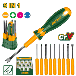 Juego de Destornilladores Profesionales de 10 Piezas Jadever JDSS1B10