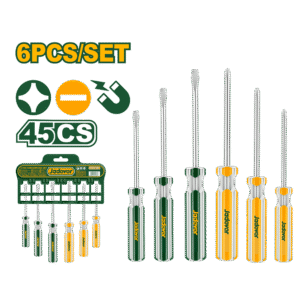 Juego de Destornilladores Esenciales de 6 Piezas Jadever JDSS3206