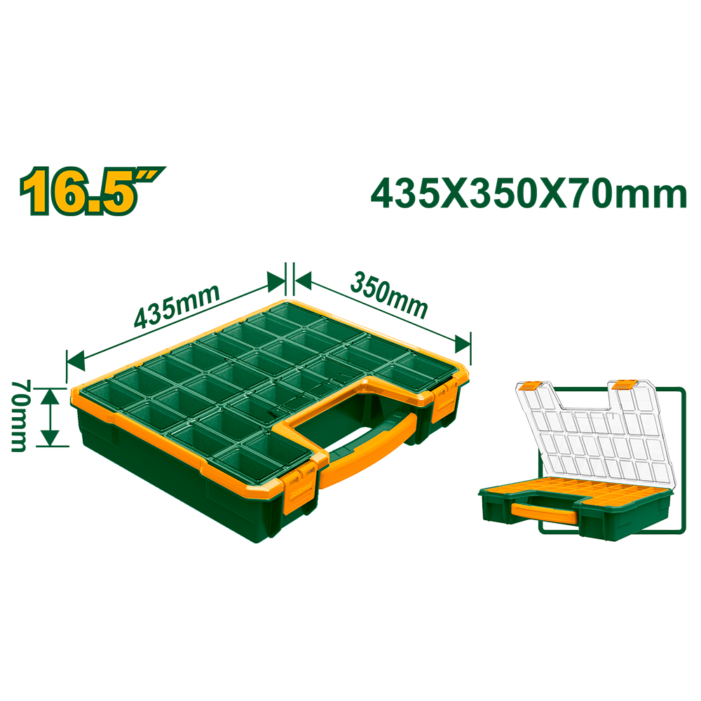 Maleta Organizadora 16,5" con 28 Cubos Extraíbles Jadever JDTB1611