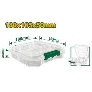 Organizador Transparente Horizontal 6 Compartimentos Jadever JDTB8341