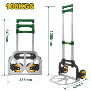 Carro de Mano Plegable Capacidad 100 kg Jadever JDWB8A10