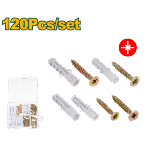 Kit de Tornillos Fix Punta Aguja con Tarugos para Pared Jadever JDXT3B01